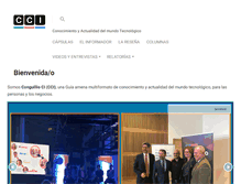 Tablet Screenshot of conguillioci.com